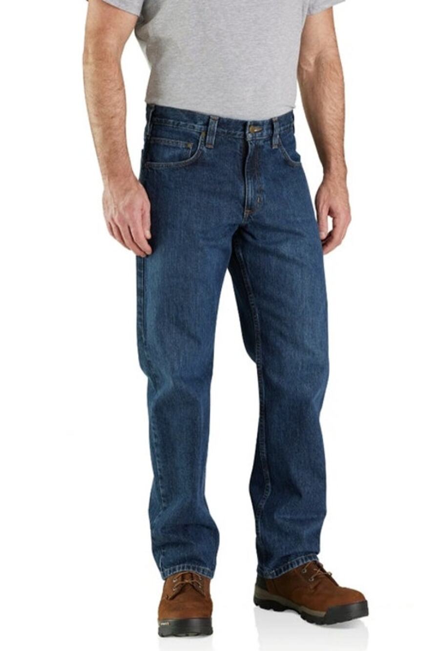 Carhartt Men’s Jeans 40x30 Blue Relaxed Fit Workwear EUC